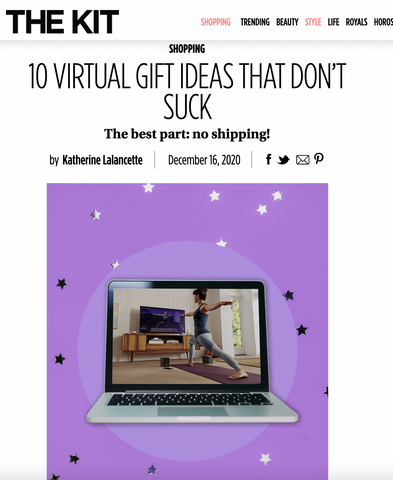 THE KIT. 10 Virtual Gifts That Don't Suck.