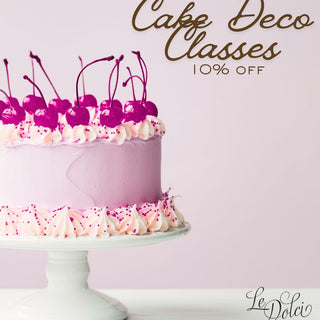 10% off all cake decorating classes at Le Dolci this October