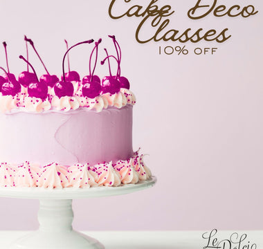 10% off all cake decorating classes at Le Dolci this October
