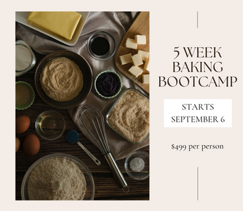 5 weeks - 6 dishes - innumerable skills!