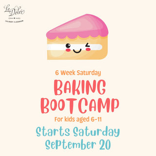 6-Week Saturday Baking Camp for Kids starts September 20th!