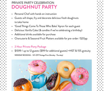Celebration Series at Le Dolci -Doughnut Parties in Toronto