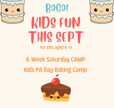 Buy One, Get One 50% off on Kids Baking this Autumn in Toronto