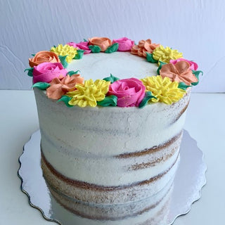 Buttercream Flowers Cake Class