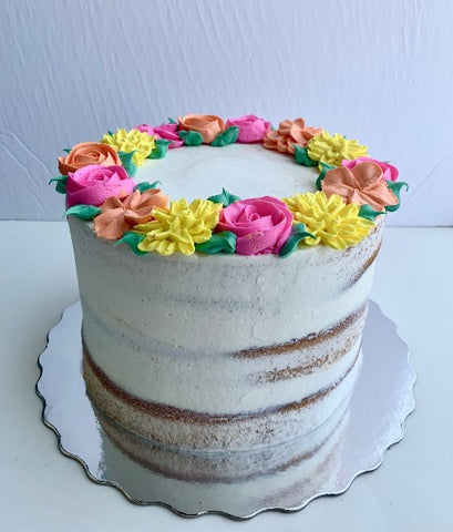 Buttercream Flowers Cake Class