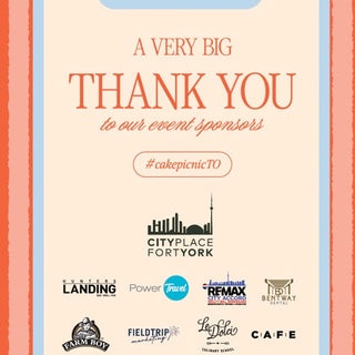Thank you for being part of our second CAKE PICNIC in Toronto