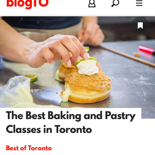 We were voted one of the BEST Baking and Pastry Classes in blogTO!
