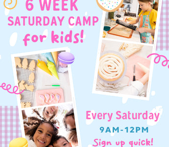 The next 6 Week Kids Baking Bootcamp starts this Saturday!