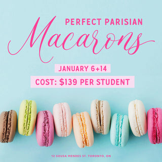 Come along to our Masterclass in Macaron making this January!