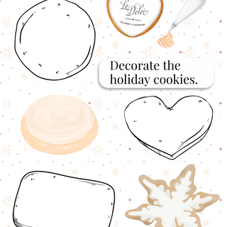 Holiday Colouring Pages from Le Dolci