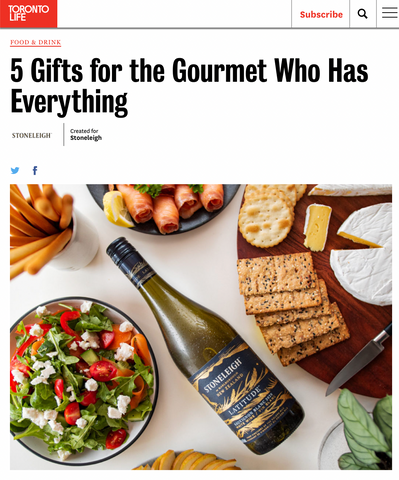 TORONTO LIFE. 5 gift for the gourmet who has everything