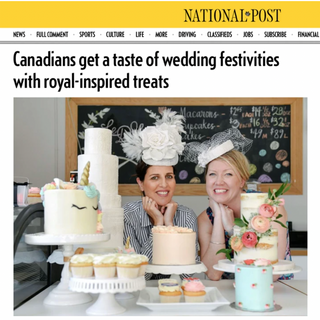 National Post. Canadians get a taste of wedding festivities with royal-inspired treats