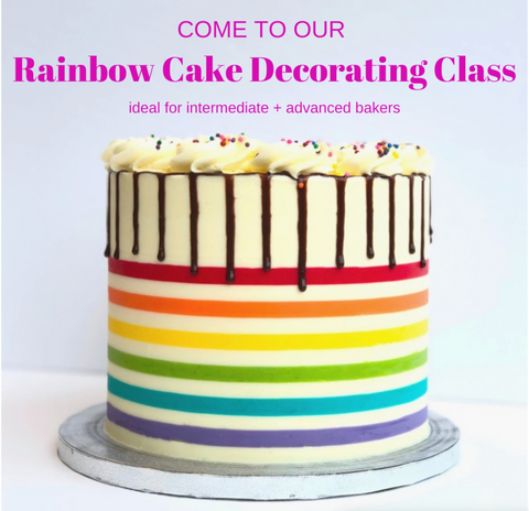 Want to Learn to Decorate a Rainbow Cake?
