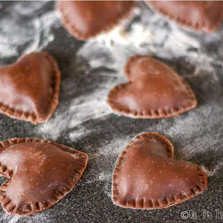 Valentine’s Day: Chocolate Heart Sweet Ravioli