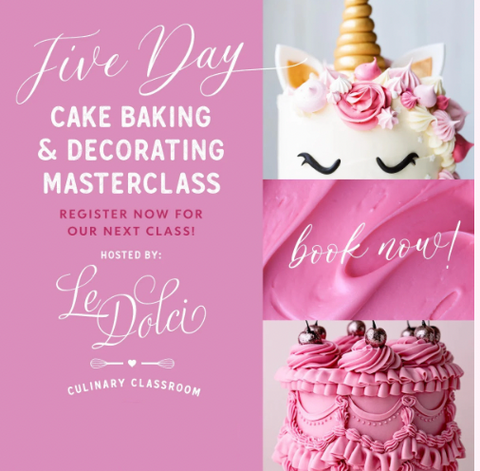 Join our 5 Day Baking Bootcamp Masterclass that starts next week
