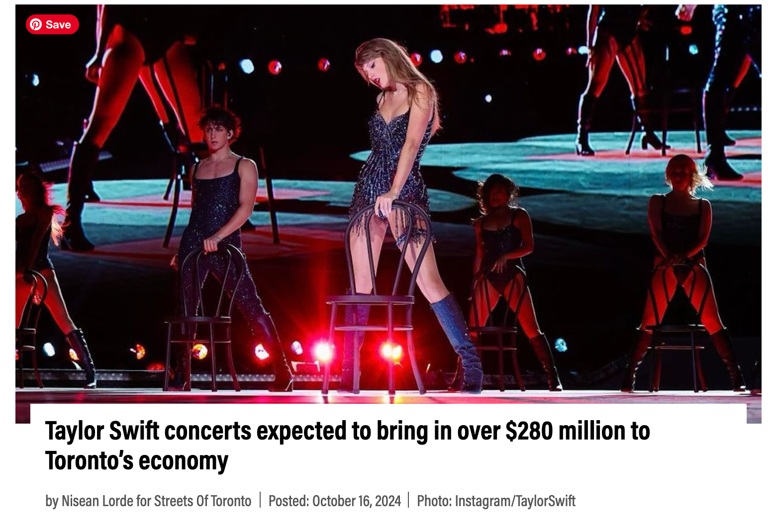 Taylor Swift things to do in Toronto this November Le Dolci