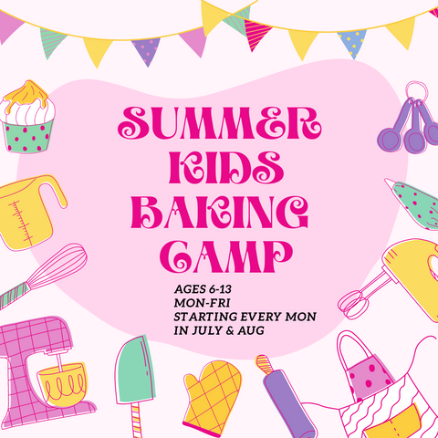 Kids Summer Baking Camp is coming up!