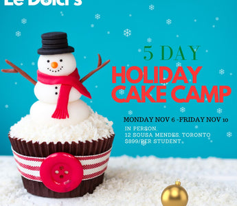 Our first ever 5 Day Cake Baking & Decorating Masterclass -HOLIDAY EDITION!