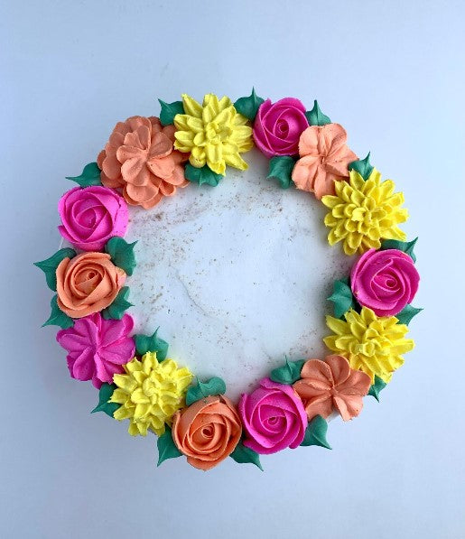 CAKE DECORATING - Buttercream Flower Cake Class