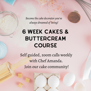 Le Dolci's 6 Week Cakes and Buttercream Course Gift Voucher